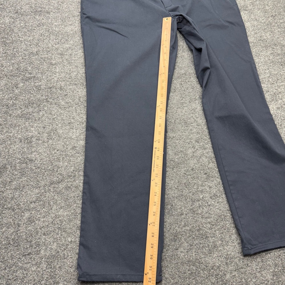 Bruhl Venice B Turn Mens Navy Blue Textured Stretch Cotton Chino Pants 42R 58 - Picture 3 of 12